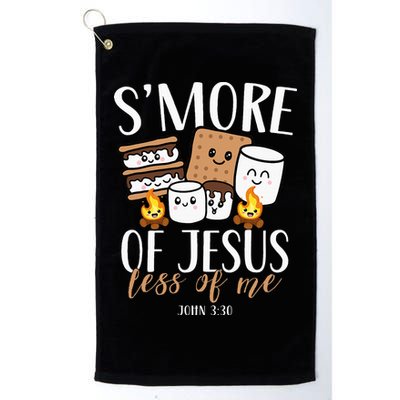 Smore Of Jesus Less Of Me Christian Camper Golf Towel