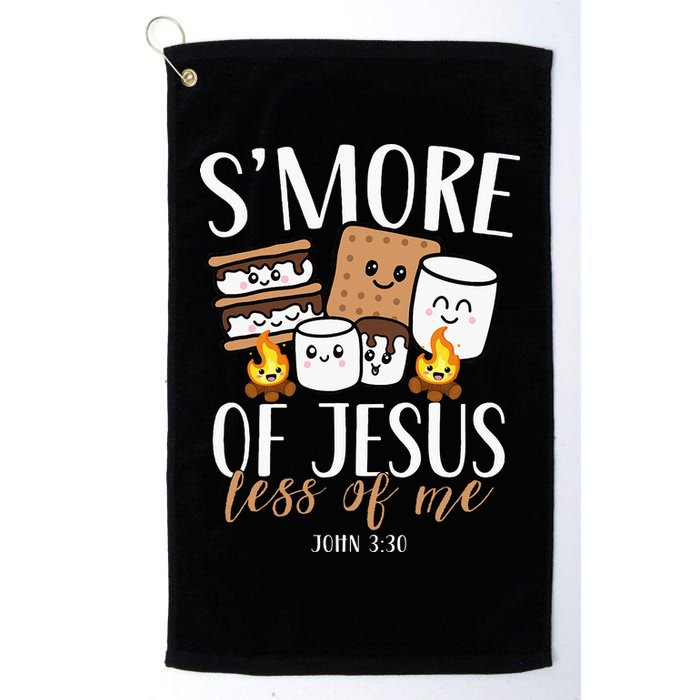 Smore Of Jesus Less Of Me Christian Camper Golf Towel