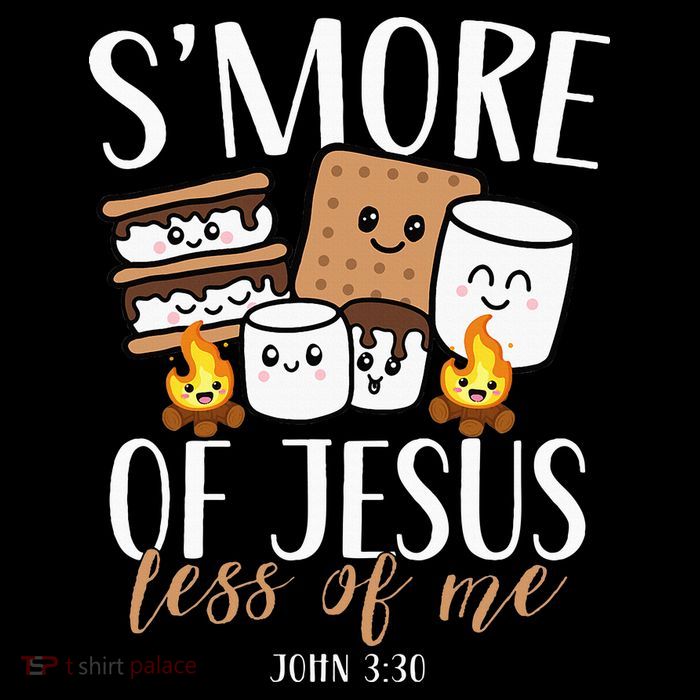 Smore Of Jesus Less Of Me Christian Camper Wool Snapback Cap