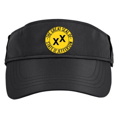State Of Jefferson Secession Conservative Adult Drive Performance Visor
