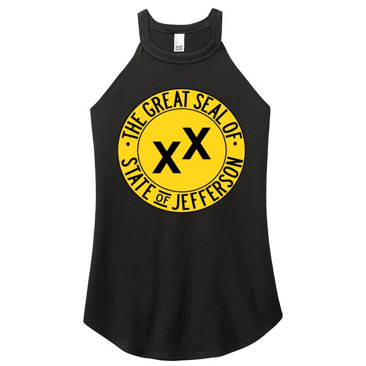 State Of Jefferson Secession Conservative Women's Perfect Tri Rocker Tank