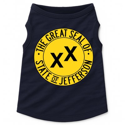 State Of Jefferson Secession Conservative Doggie Tank