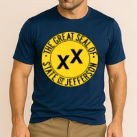 State Of Jefferson Secession Conservative Cooling Performance Crew T-Shirt