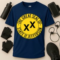 State Of Jefferson Secession Conservative Cooling Performance Crew T-Shirt