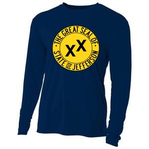 State Of Jefferson Secession Conservative Cooling Performance Long Sleeve Crew