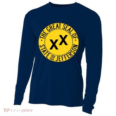 State Of Jefferson Secession Conservative Cooling Performance Long Sleeve Crew