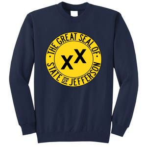 State Of Jefferson Secession Conservative Tall Sweatshirt