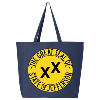 State Of Jefferson Secession Conservative 25L Jumbo Tote