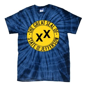 State Of Jefferson Secession Conservative Tie-Dye T-Shirt