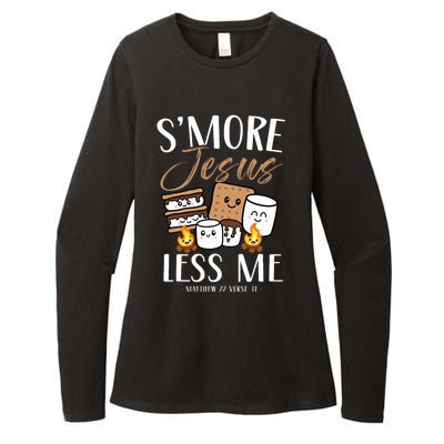 Smore Of Jesus Less Me Christian Camper Church Camping Gifts Womens CVC Long Sleeve Shirt