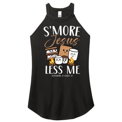 Smore Of Jesus Less Me Christian Camper Church Camping Gifts Women’s Perfect Tri Rocker Tank