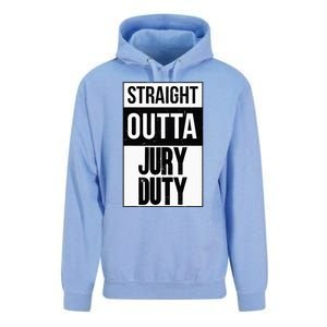 Straight Outta Jury Duty Funny Jury For Juror 2023 Unisex Surf Hoodie