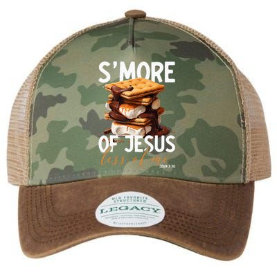 SMore Of Jesus Less Of Me Funny Christian Smore Legacy Tie Dye Trucker Hat