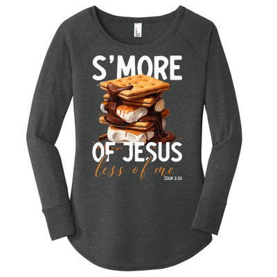 SMore Of Jesus Less Of Me Funny Christian Smore Women's Perfect Tri Tunic Long Sleeve Shirt