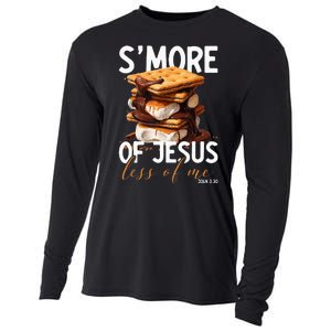 SMore Of Jesus Less Of Me Funny Christian Smore Cooling Performance Long Sleeve Crew