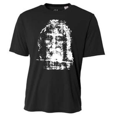 Sketch Of Jesus Face Portrait Cooling Performance Crew T-Shirt