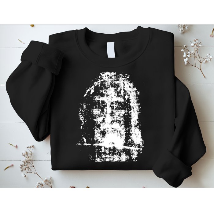 Sketch Of Jesus Face Portrait Sweatshirt