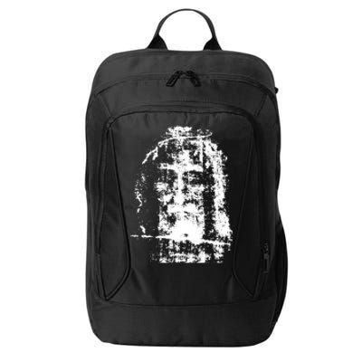 Sketch Of Jesus Face Portrait City Backpack