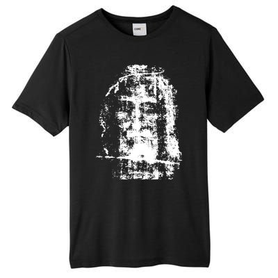 Sketch Of Jesus Face Portrait Tall Fusion ChromaSoft Performance T-Shirt