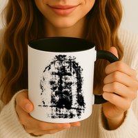 Sketch Of Jesus Face Portrait Mug