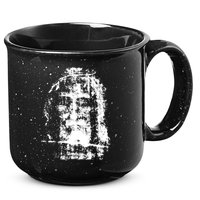 Sketch Of Jesus Face Portrait 15oz Campfire Ceramic Mug