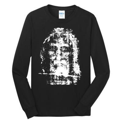 Sketch Of Jesus Face Portrait Tall Long Sleeve T-Shirt