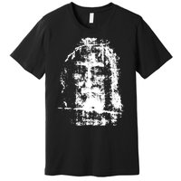 Sketch Of Jesus Face Portrait Premium T-Shirt