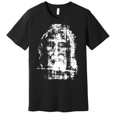 Sketch Of Jesus Face Portrait Premium T-Shirt