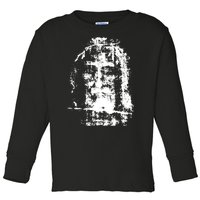 Sketch Of Jesus Face Portrait Toddler Long Sleeve Shirt