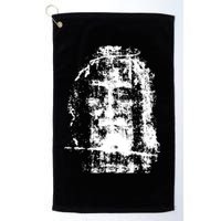 Sketch Of Jesus Face Portrait Golf Towel