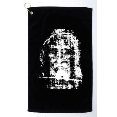 Sketch Of Jesus Face Portrait Platinum Collection Golf Towel