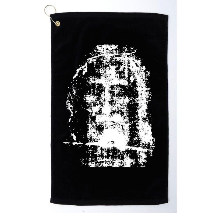 Sketch Of Jesus Face Portrait Golf Towel