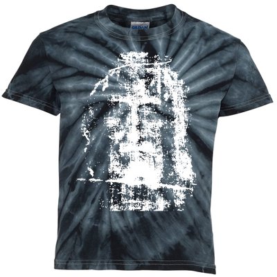 Sketch Of Jesus Face Portrait Kids Tie-Dye T-Shirt