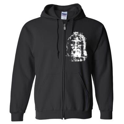 Sketch Of Jesus Face Portrait Full Zip Hoodie