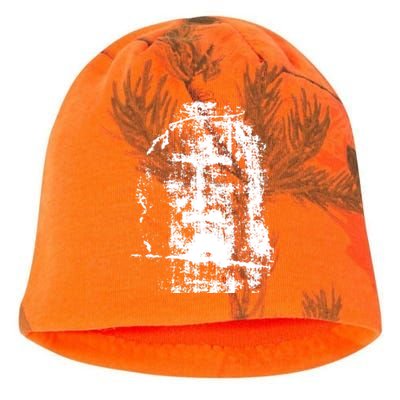 Sketch Of Jesus Face Portrait Kati - Camo Knit Beanie