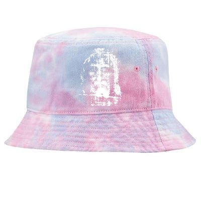 Sketch Of Jesus Face Portrait Tie-Dyed Bucket Hat