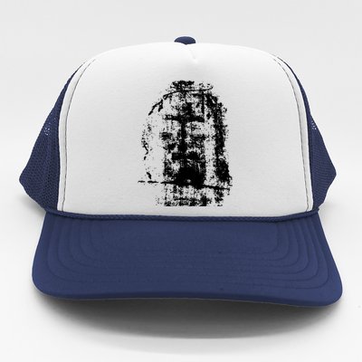 Sketch Of Jesus Face Portrait Trucker Hat