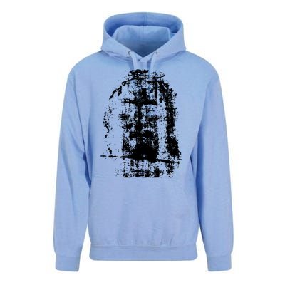 Sketch Of Jesus Face Portrait Unisex Surf Hoodie