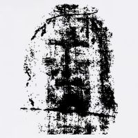 Sketch Of Jesus Face Portrait Garment-Dyed Sweatshirt