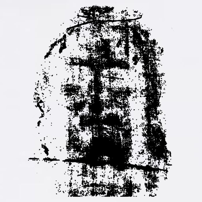 Sketch Of Jesus Face Portrait Garment-Dyed Sweatshirt