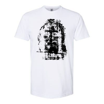 Sketch Of Jesus Face Portrait Softstyle CVC T-Shirt