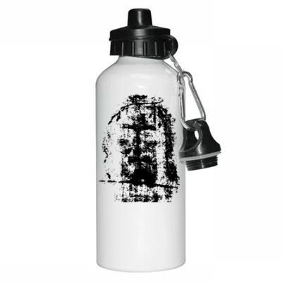 Sketch Of Jesus Face Portrait Aluminum Water Bottle