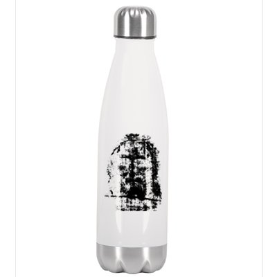 Sketch Of Jesus Face Portrait Stainless Steel Insulated Water Bottle