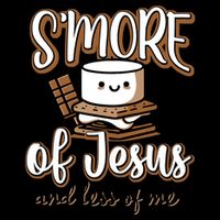 SMore Of Jesus And Less Of Me Drawstring Bag