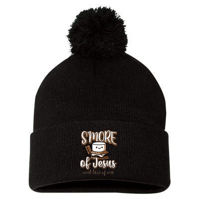 SMore Of Jesus And Less Of Me Pom Pom 12in Knit Beanie