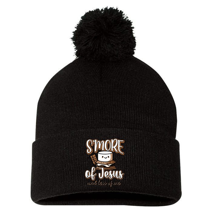 SMore Of Jesus And Less Of Me Pom Pom 12in Knit Beanie