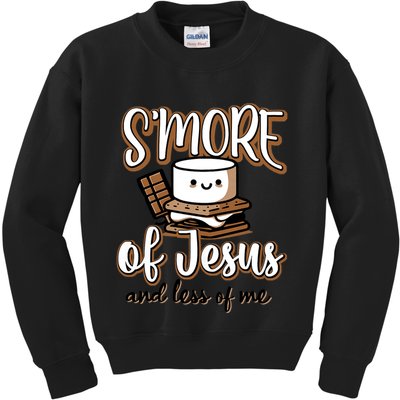 SMore Of Jesus And Less Of Me Kids Sweatshirt