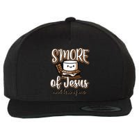 SMore Of Jesus And Less Of Me Wool Snapback Cap