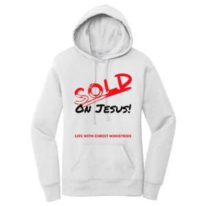 Sold On Jesus Cross Women's Pullover Hoodie