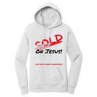 Sold On Jesus Cross Women's Pullover Hoodie